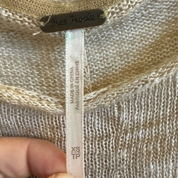 Free People Melange High Low Tunic Top, Size XS - Picture 7 of 8